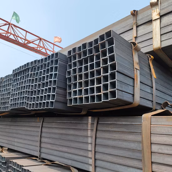 Square Steel Tube Astma500 Grb Materials Steel Pipe Raw Material
