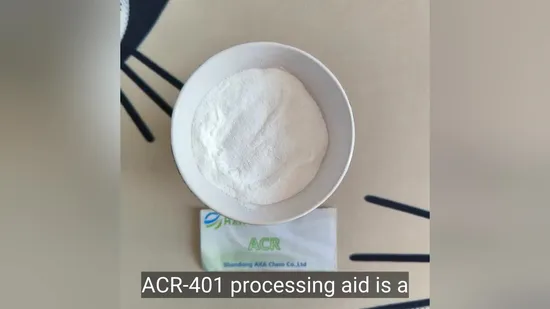 Plastic Raw Material Impact Modifier ACR 401 Processing Aid PVC Additive