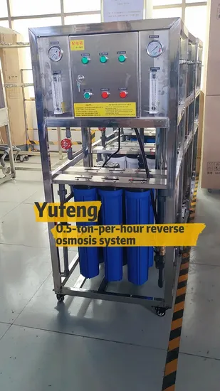 Industrial Reverse Osmosis System Water Treatment Plant