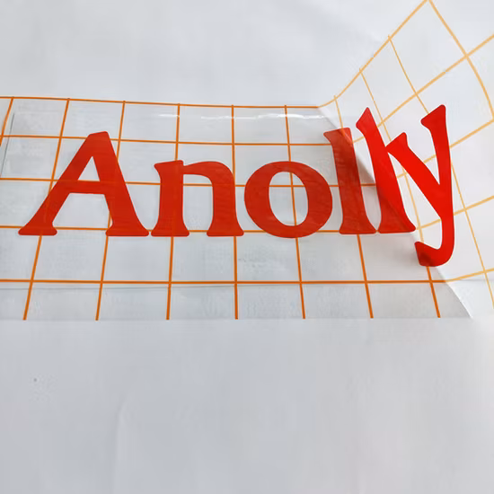 PVC Plastic Film Transfer Tape Grid Transfer Film Roll Advertising Material