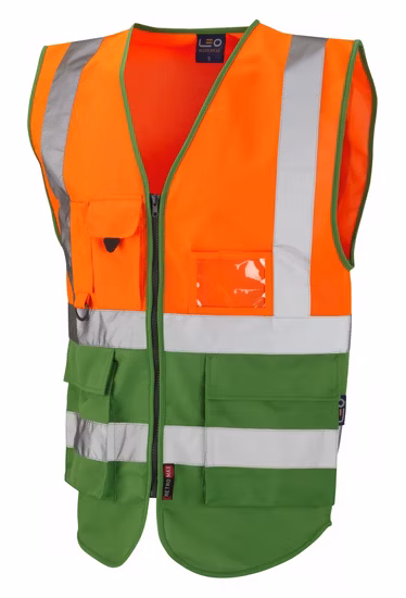 Customize Outdoor Protective Workwear Construction Worker Reflective Road Safety Vest